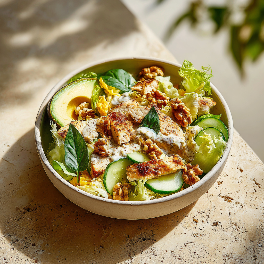 Recipe: Cucumber, Avocado & Chicken Salad