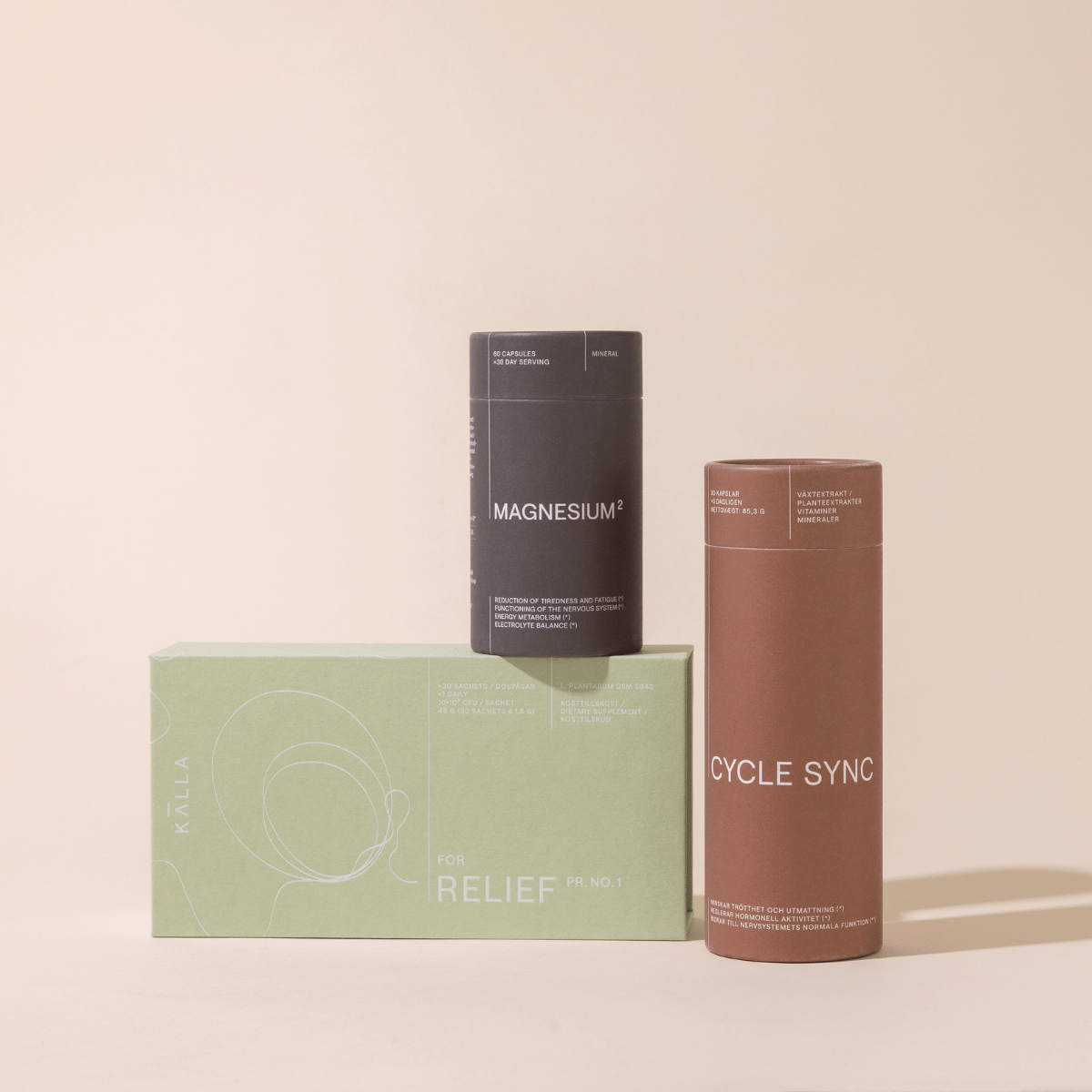 CYCLE SUPPORT TRIO: For Relief, Magnesium² and Cycle Sync